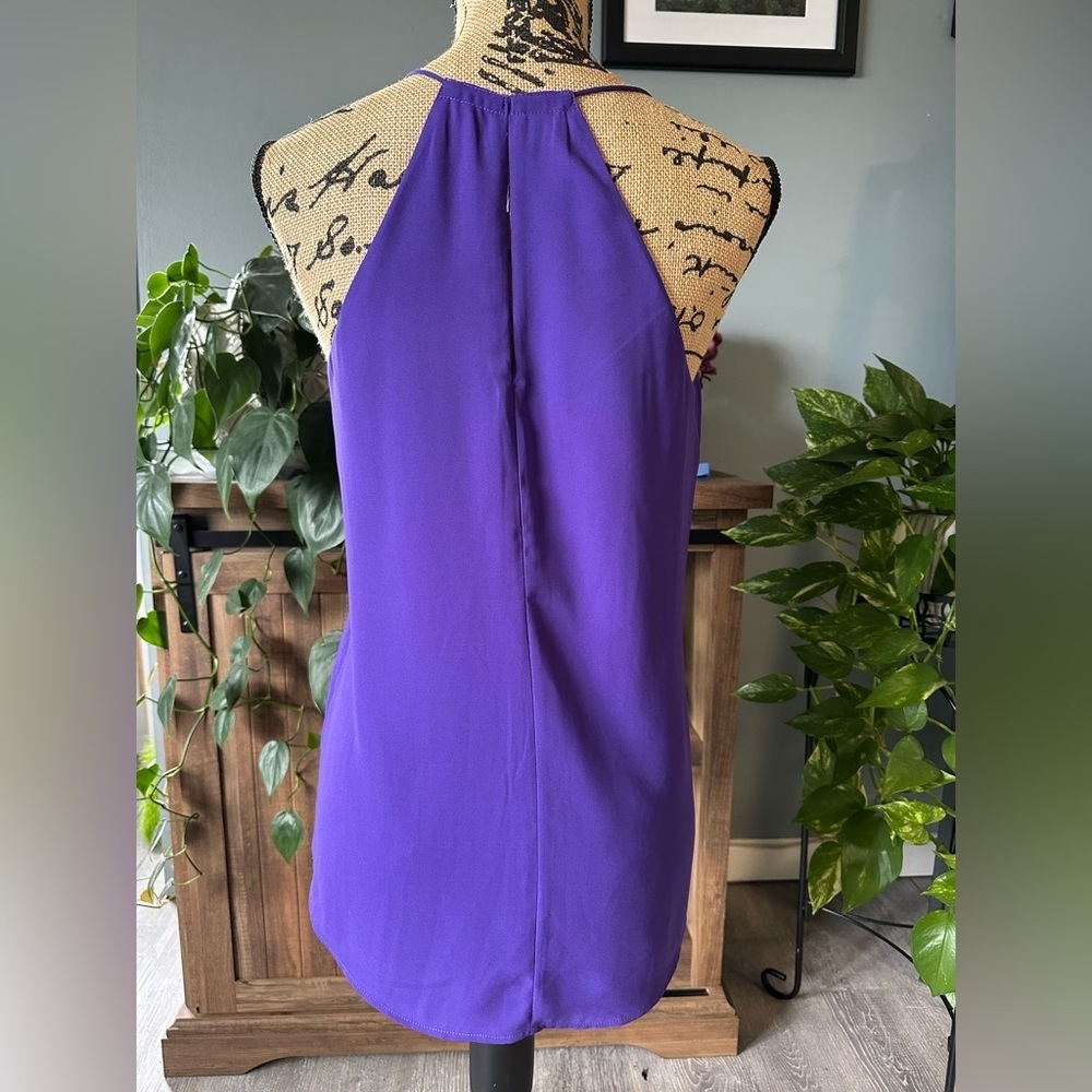 Express reversible blouse/tank (deep purple/lavendar) - Picture 3 of 5
